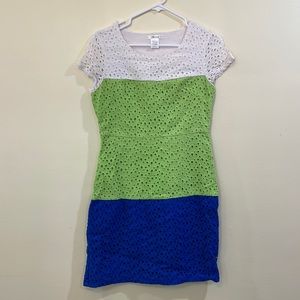 Esley tri colored dress